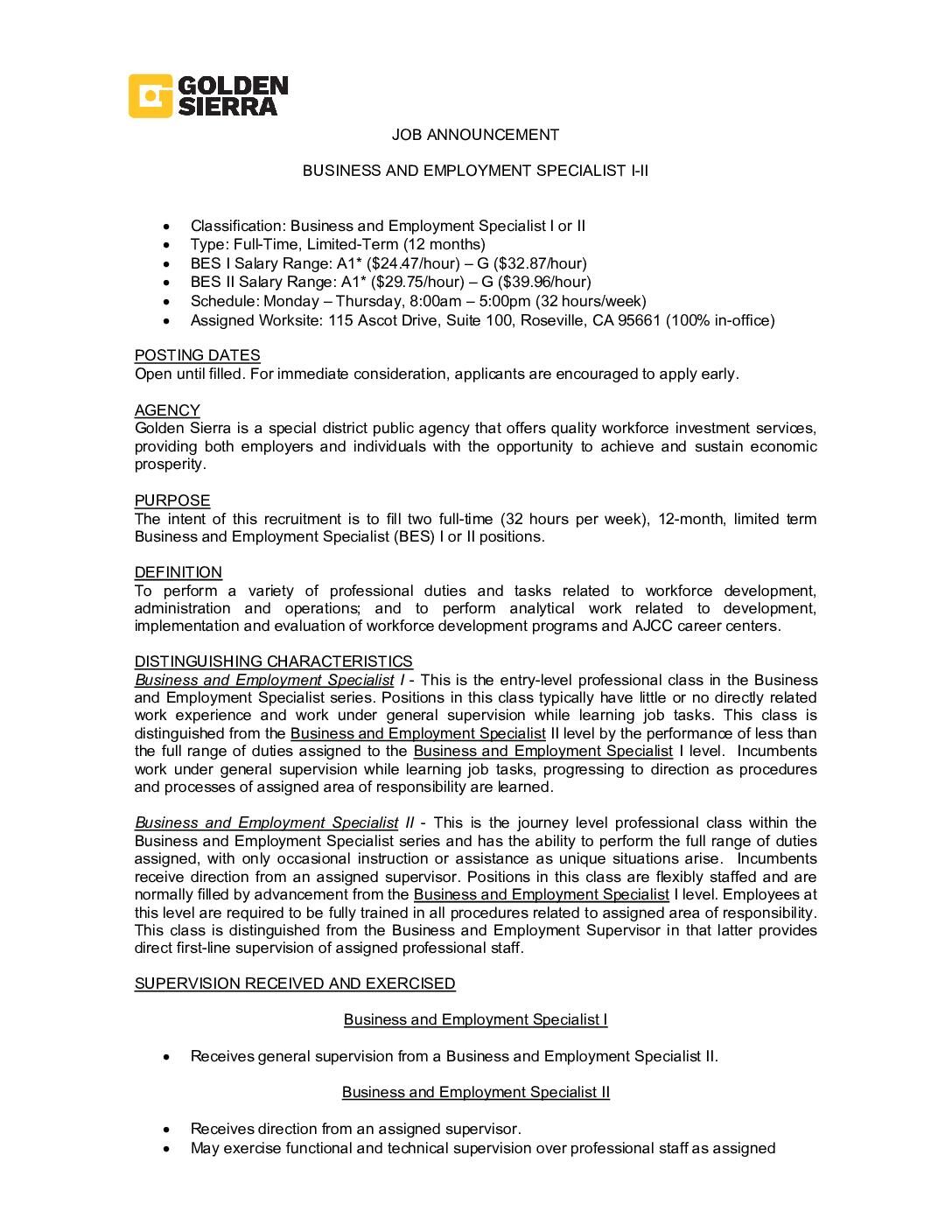 Application for Employment 2025